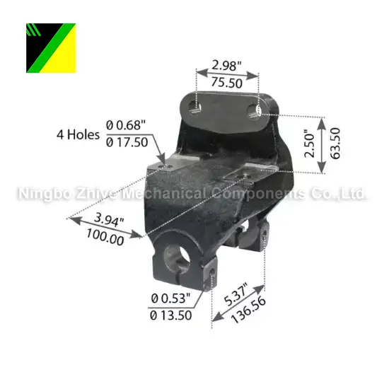 Przód wieszaka z odlewu z żeliwa sferoidalnego